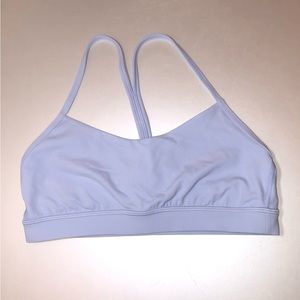 Lululemon Flow Y Nulu Bra (Pastel Blue, Size 10, New)